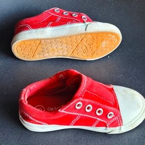 Cat & Jack Sneakers Toddler Size 8 Red